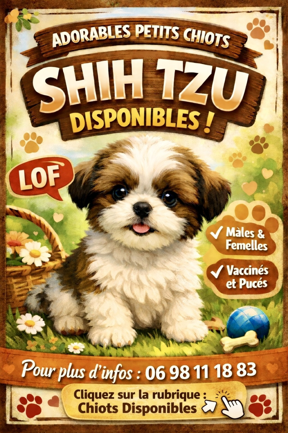 De La Baronnerie Des Cuillerdier - Chiots Shih Tzu Disponibles